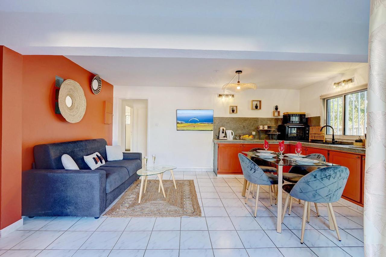 Bec Rose - Clim - Wi-Fi - Jardin Apartamento Saint-Leu Exterior foto