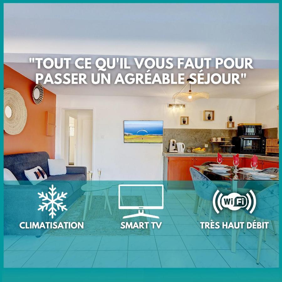 Bec Rose - Clim - Wi-Fi - Jardin Apartamento Saint-Leu Exterior foto